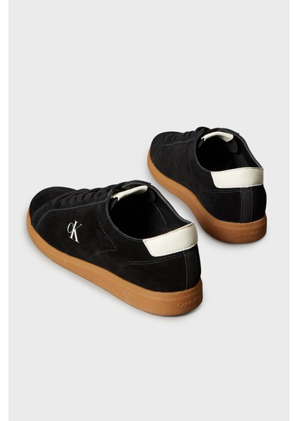 Süet Logolu Sneaker Ayakkabı YM0YM0132101J Erkek Ayakkabı YM0YM01321 01J fırsatları