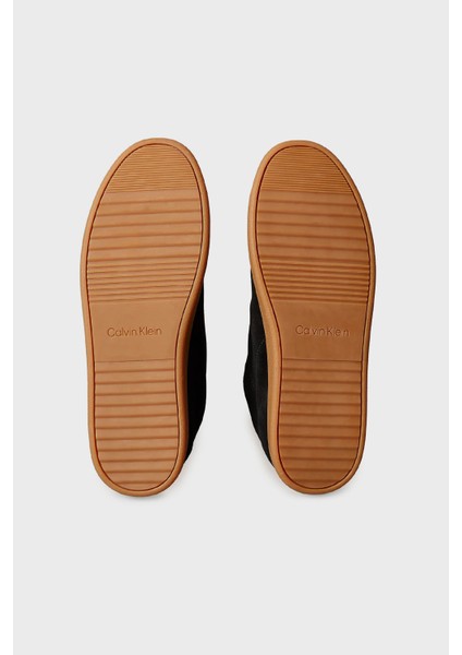 Süet Logolu Sneaker Ayakkabı YM0YM0132101J Erkek Ayakkabı YM0YM01321 01J