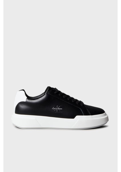 Deri Logolu Kalın Taban Sneaker Ayakkabı YM0YM013440GM Erkek Ayakkabı YM0YM01344 0gm