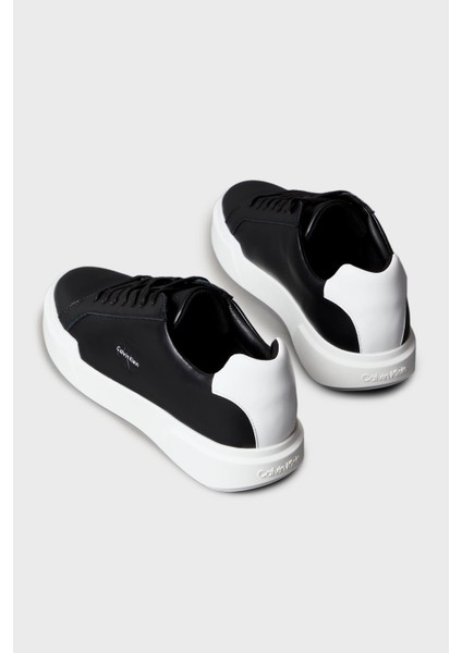 Deri Logolu Kalın Taban Sneaker Ayakkabı YM0YM013440GM Erkek Ayakkabı YM0YM01344 0gm indirimleri