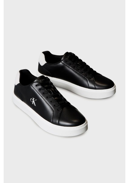 Deri Logolu Sneaker Ayakkabı YM0YM014350GM Erkek Ayakkabı YM0YM01435 0gm modelleri