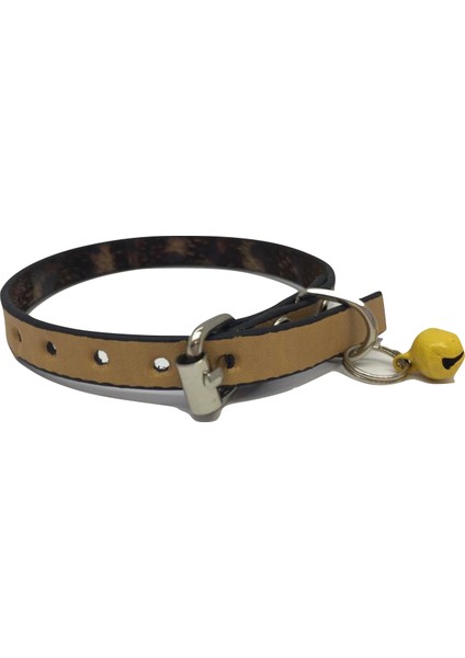 3'lü Set Zilli Deri Kedi Tasması 30 cm fırsatları