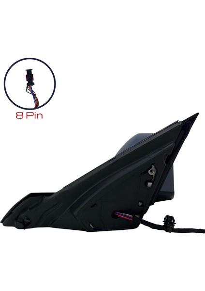 Dış Dikiz Aynası Peugeot 308 2021-> Opel Astra L 2022-> Elektrikli, Isıtmalı, Sinyalli, Sensörlü, Manuel Katlanır, Astarlı Kapak, 8 Pin indirimleri