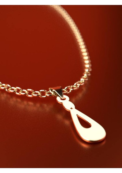 14 Ayar Altın Gözyaşı Damlası Kolye Ucu 0.5 Gr, KC12819 Kodlu fırsatları