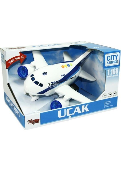 WY720A-VARDEM 1:160 Sürtmeli Sesli Işıklı Uçak fiyatları