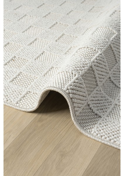 Fizy Beyaz Halı Loop Sisal Halı Modern Dokuma Oturma Odası Salon Halısı 13795A modelleri