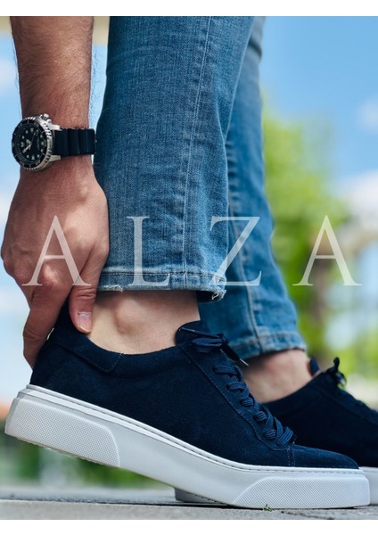 Büyük Numara Premium Kalite Hakiki Deri Erkek Sneaker, Günlük Rahat Ayakkabı