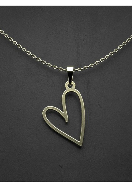 14 Ayar Altın Kalp Kolye Ucu 0.5 Gr, KC17535 Kodlu