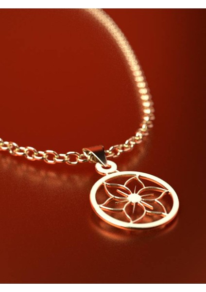 14 Ayar Altın Çiçek Kolye Ucu 0.5 Gr, KC11029 Kodlu fırsatları