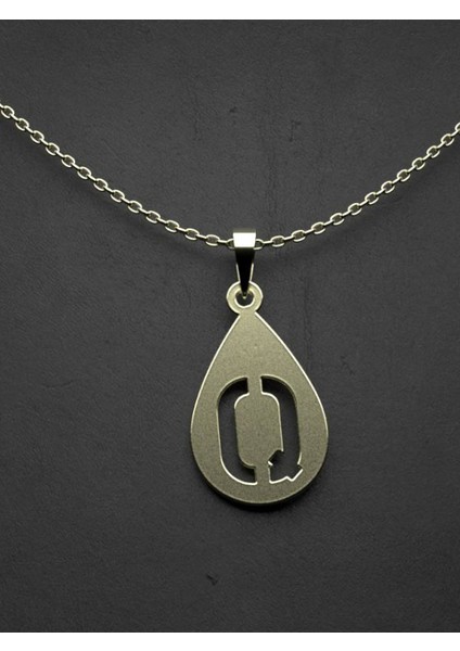 14 Ayar Altın Q Harfi Kolye Ucu 0.5 Gr, KC13135 Kodlu