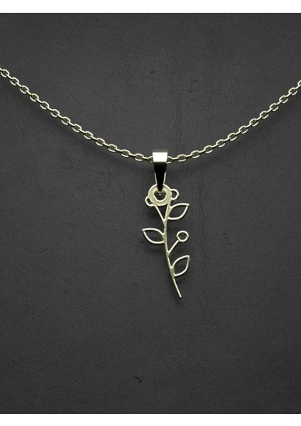 14 Ayar Altın Yaprak Kolye Ucu 0.5 Gr, KC15963 Kodlu