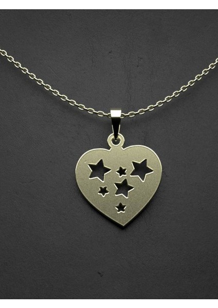 14 Ayar Altın Kalp Kolye Ucu 0.5 Gr, KC13134 Kodlu