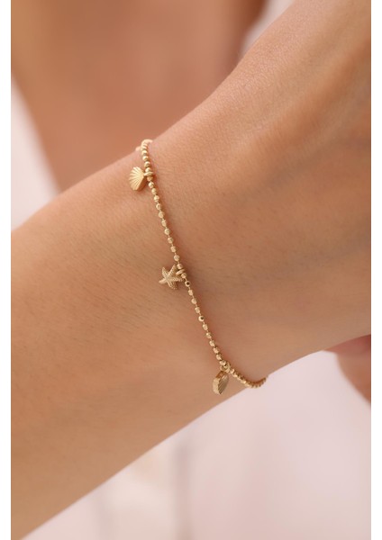 14 Ayar Yaz Charmlı Bileklik fiyatları