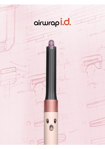 Airwrap I.d.™ Saç Şekillendirme ve Kurutma Seti (Ceramic Pink)