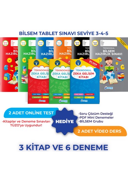 Bilsem Tablet Sınavı Seviye 3-4-5