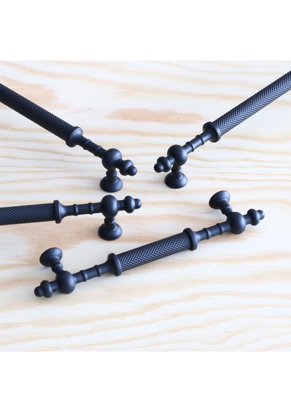 Mobilya Çekmece Mutfak Dolabı Dolap Kapak Kulpları Kulbu Siyah Metal Kulp 224 mm (22.4 Cm) fırsatları