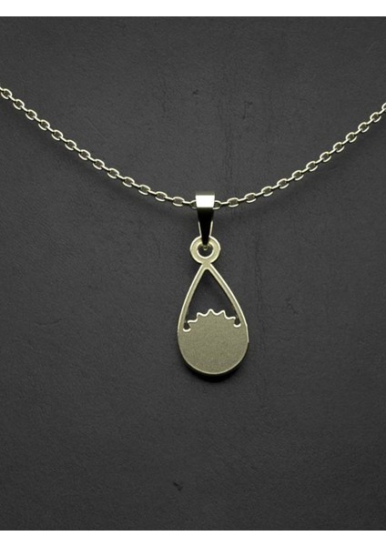 14 Ayar Altın Gözyaşı Damlası Kolye Ucu 0.5 Gr, KC10760 Kodlu