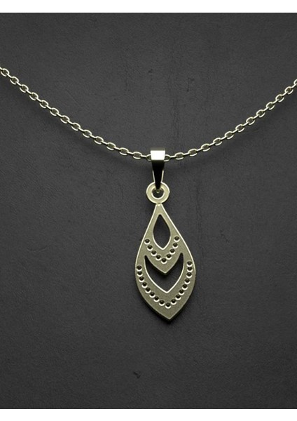 14 Ayar Altın Gözyaşı Damlası Kolye Ucu 0.5 Gr, KC11531 Kodlu