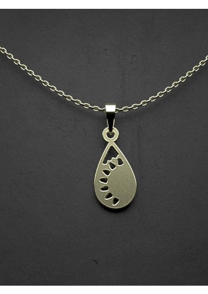 14 Ayar Altın Çiçek Kolye Ucu 0.5 Gr, KC12662 Kodlu