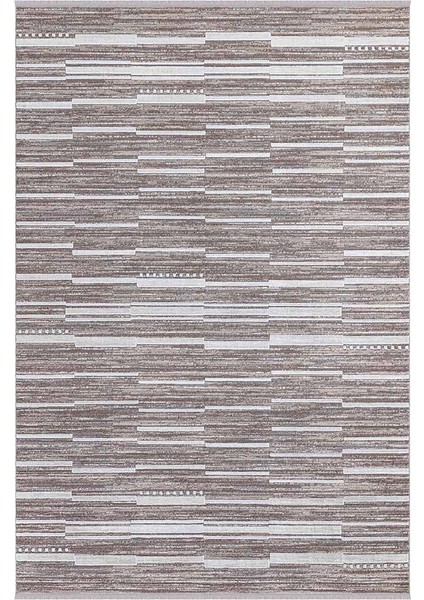 Dalida 3218A Yumuşak Dokulu Modern Desenli Bej Krem Salon, Mutfak, Oturma, Çocuk Oda Halısı