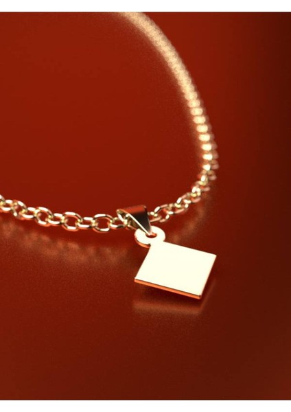 14 Ayar Altın Eşkenar Dörtgen Kolye Ucu 0.5 Gr, KC14903 Kodlu fırsatları