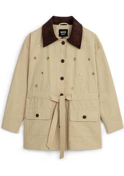 Karma Aksesuarlı Trençkot IW6250011013AD4 indirimleri