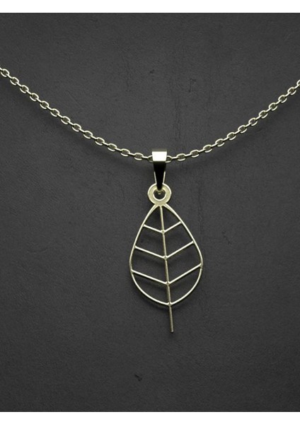 14 Ayar Altın Yaprak Kolye Ucu 0.5 Gr, KC15917 Kodlu