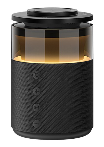 Rcw-51 Kablosuz Şarj Standı Ambiyans Işıklı Bluetooth Speaker Hoparlör Özellikli Siyah fiyatları