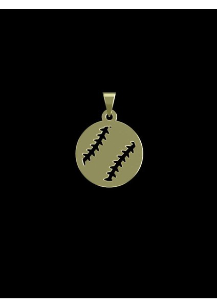 14 Ayar Altın Daire Kolye Ucu 0.5 Gr, KC12237 Kodlu