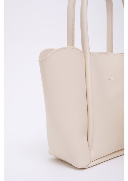 Krem SHK122 Suni Deri, Çıtçıtlı, Makyaj Çantalı, Cüzdanlı El, Kol ve Omuz Çantası fırsatları