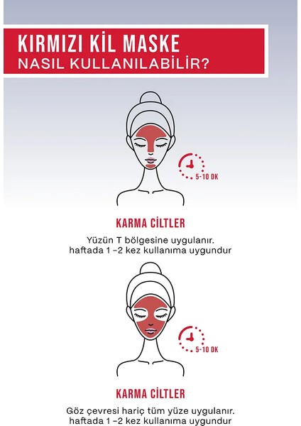Baga Kırmızı Kil Maskesi Gözenek Temizleyici Sebum Dengesi Sağlayıcı Maske 100 ml fırsatları