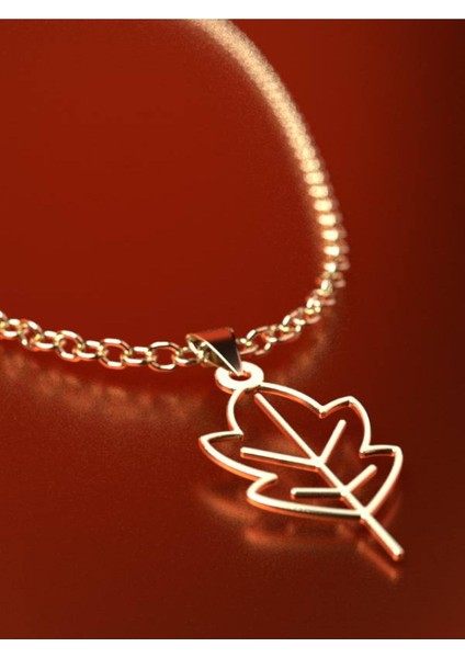 14 Ayar Altın Yaprak Kolye Ucu 0.5 Gr, KC15880 Kodlu fırsatları