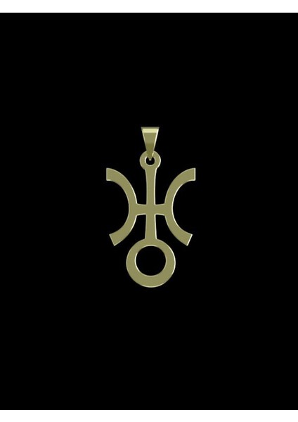 14 Ayar Altın Geometrik Kolye Ucu 0.5 Gr, KC16268 Kodlu