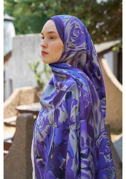 Mor Ed Scarf Inspired Limerence Desen Şal