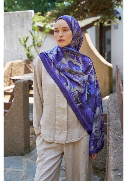 Mor Ed Scarf Inspired Limerence Desen Şal modelleri