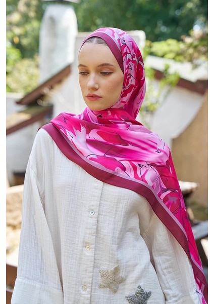 Pembe Ed Scarf Inspired Limerence Desen Şal fiyatları