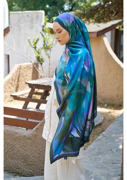 Zümrüt Yeşili Ed Scarf Inspired Volen Desen Şal fiyatları