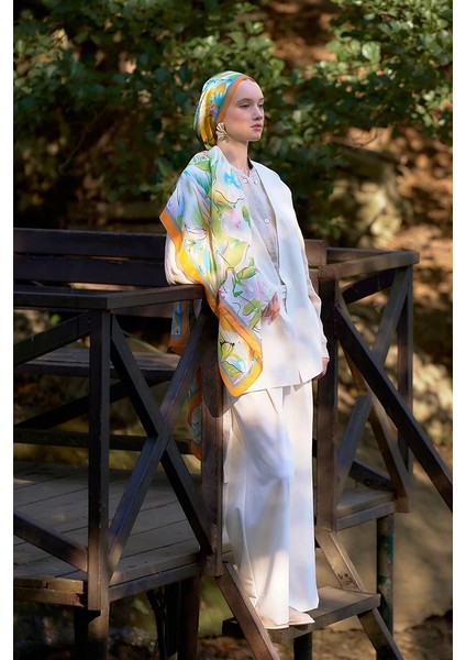 Turuncu Ed Scarf Inspired Limerence Desen Şal fiyatları