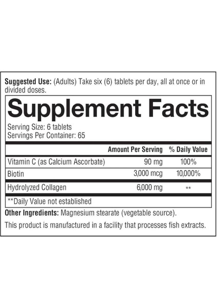 Collagen Advanced Formula (390 Tablets ) fiyatları