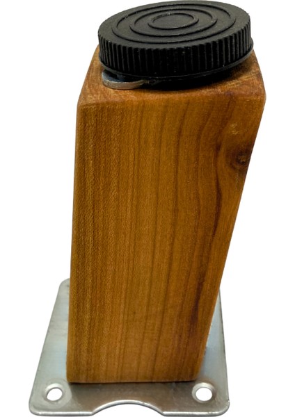 Kale Eğimli Ayarlı Ahşap Ayak Mobilya Masa ve Dolap Ayağı(Kiraz)(Kiraz Ağacı) modelleri