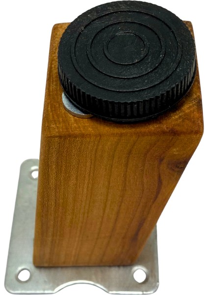 Kale Eğimli Ayarlı Ahşap Ayak Mobilya Masa ve Dolap Ayağı(Kiraz)(Kiraz Ağacı) fırsatları