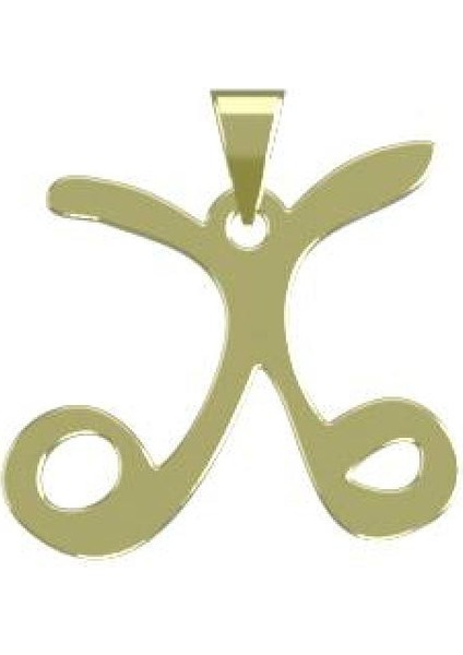 14 Ayar Altın Geometrik Kolye Ucu 0.5 Gr, KC16187 Kodlu