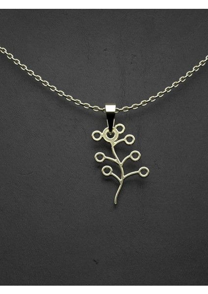 14 Ayar Altın Yaprak Kolye Ucu 0.5 Gr, KC15970 Kodlu