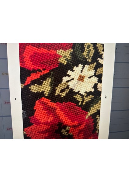 Ahşap Çerçeveli Goblen Tablo 55 cm 47 cm Ölçülerinde indirimleri