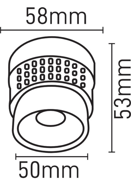 MX-2100 GU10 LED Armatür 3200K fiyatları
