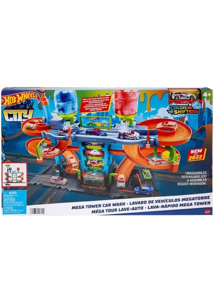 HDP05 Hot Wheels Mega Araba Yıkama Kulesi