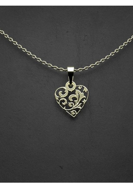 14 Ayar Altın Kalp Kolye Ucu 0.5 Gr, KC10293 Kodlu