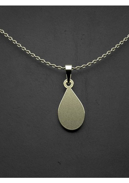 14 Ayar Altın Gözyaşı Damlası Kolye Ucu 0.5 Gr, KC13225 Kodlu