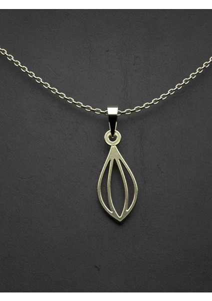 14 Ayar Altın Gözyaşı Damlası Kolye Ucu 0.5 Gr, KC12759 Kodlu