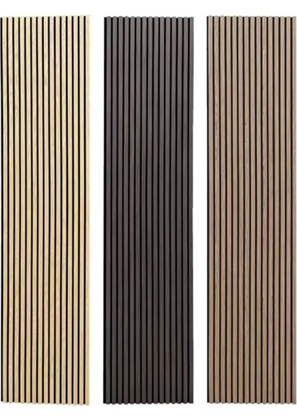 60X245 cm Akustik Ahşap Duvar Paneli, Şık ve Doğal Ortamlar Için Ideal Seçim indirimleri